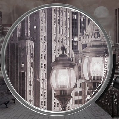 Ночной город у реки