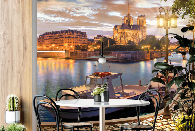 Лунный шарм Сены у Нотр-Дама