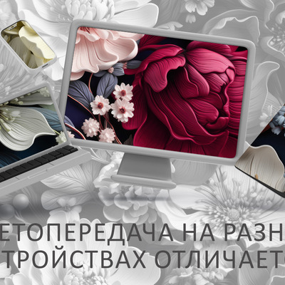 Изысканные бутоны красного и белого