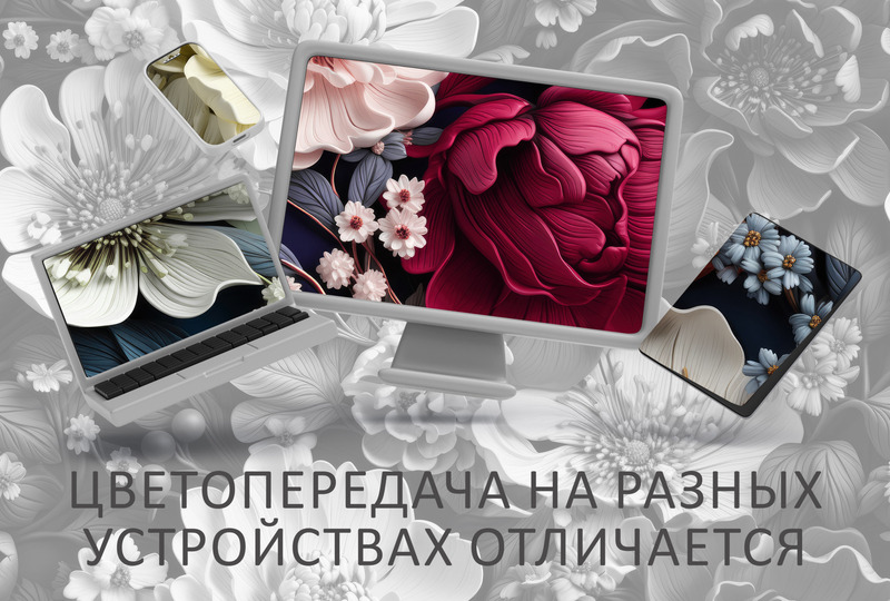 Изысканные бутоны красного и белого