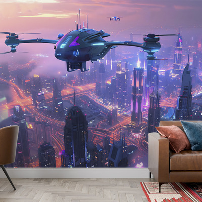 Небесные дроны мегаполиса