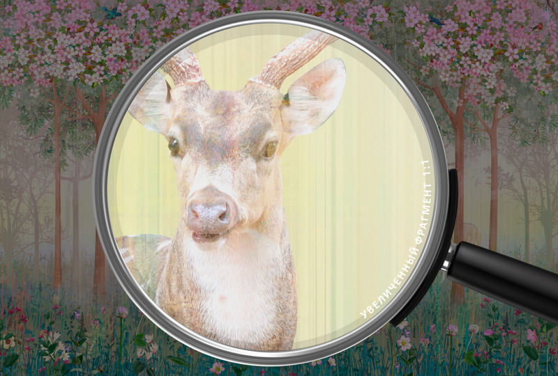 Лесной молчаливый закат