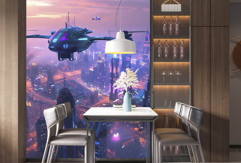 Небесные дроны мегаполиса