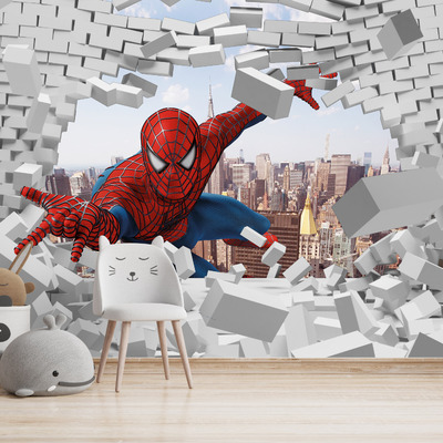 Человек-паук пробивает стены