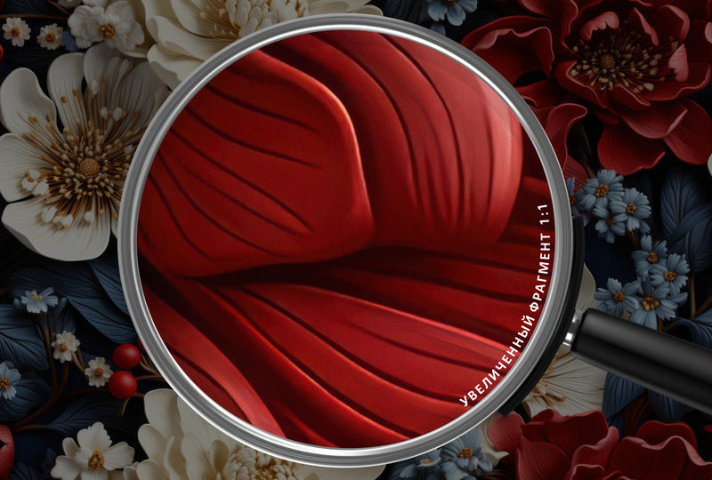 Изысканные бутоны красного и белого