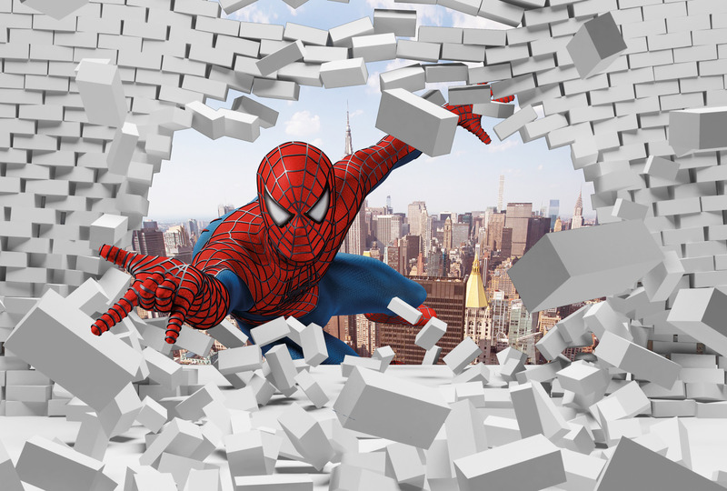 Человек-паук пробивает стены