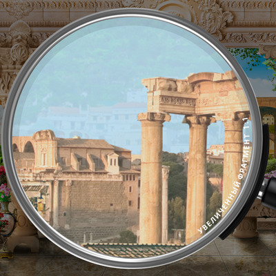 Колонны и ландшафт древнего города