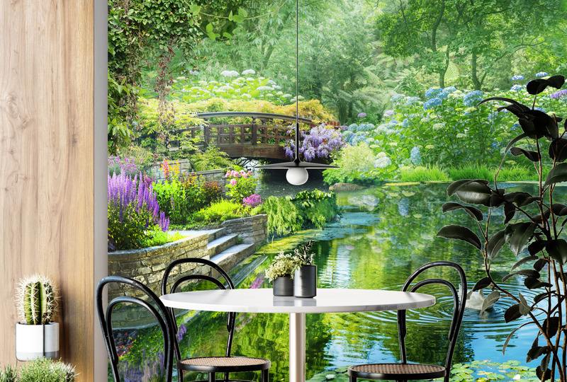 Лебедь в изумрудном саду