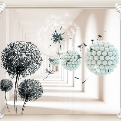 Одуванчики в античном зале